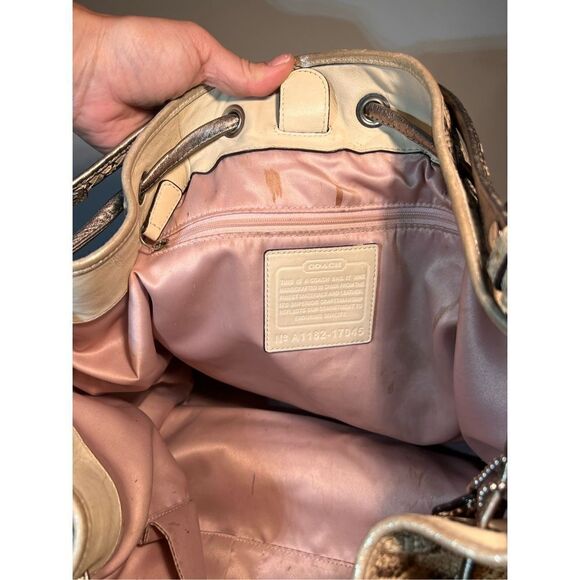 Coach Oversized Straw Python Tote bag Unique and Beautiful - Picture 9 of 9